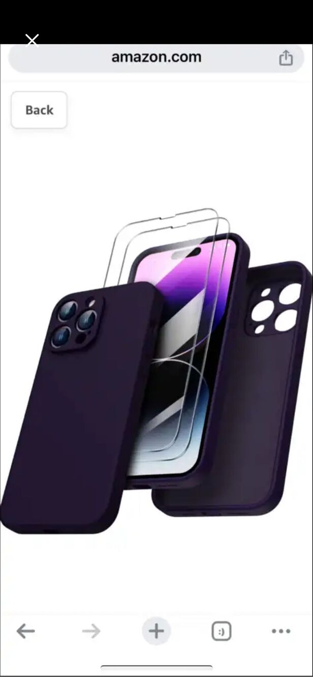 iPhone 14 Pro Max Case 6.7 Dark Purple Ornato NEW